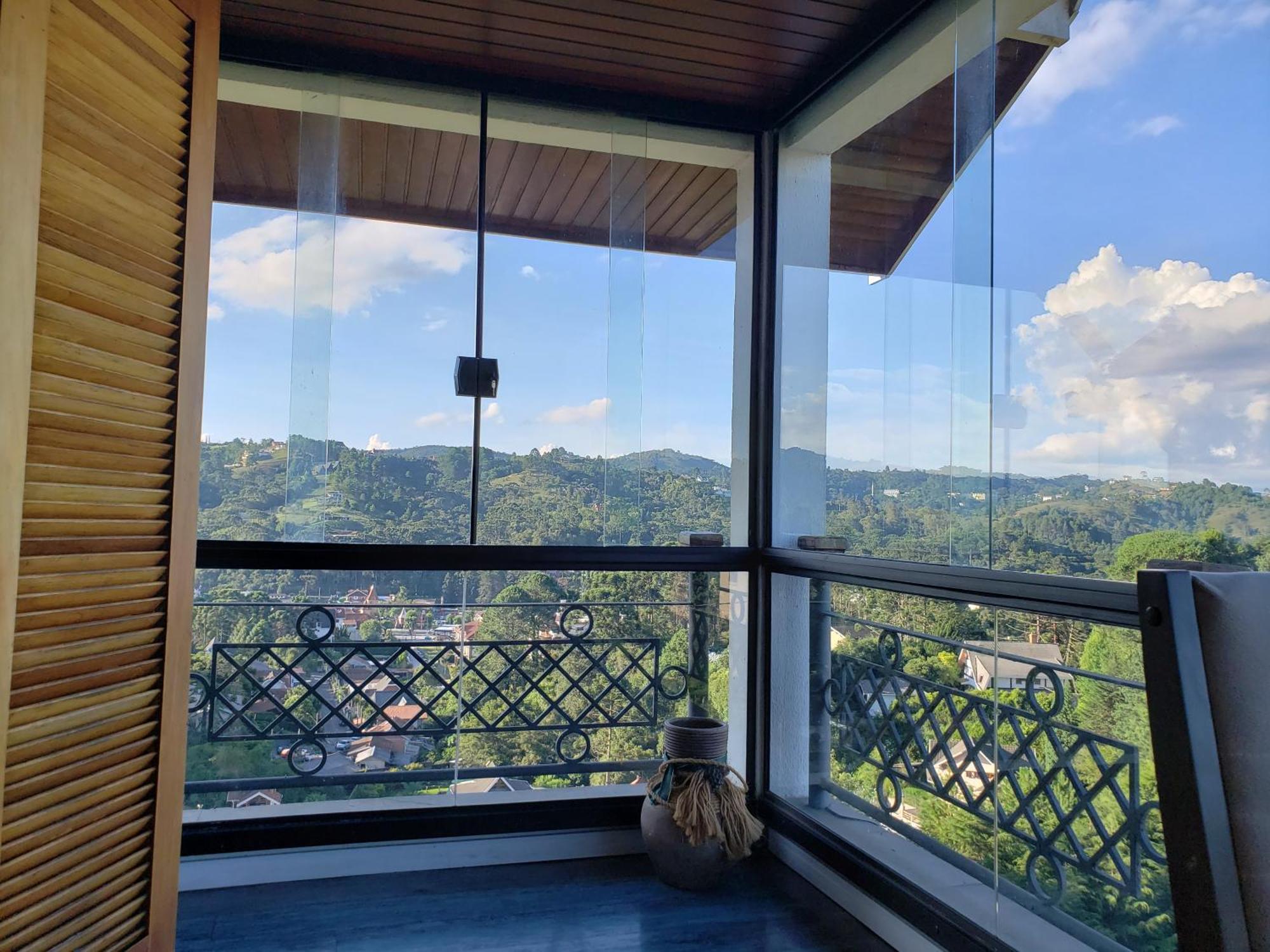 Flat Duplex Com Excelente Vista A 1,2 Km Capivari Campos do Jordão Esterno foto