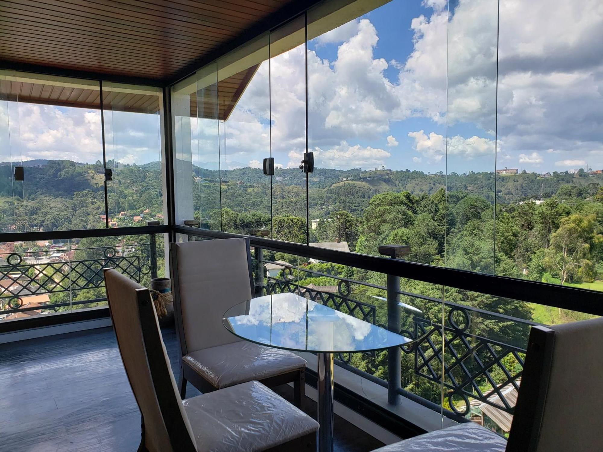 Flat Duplex Com Excelente Vista A 1,2 Km Capivari Campos do Jordão Esterno foto